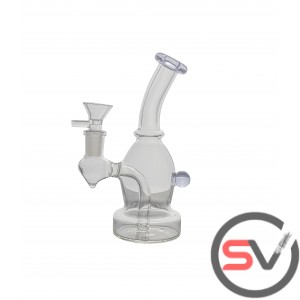 GUMDROP GLASS WATER PIPE 6inch